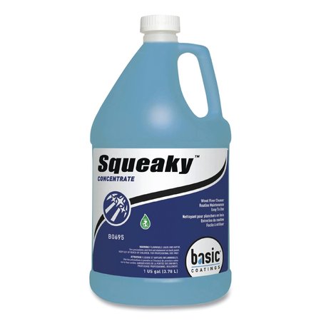 Squeaky Concentrate Floor Cleaner, Characteristic Scent, 1 gal Bottle, 4PK -  BETCO, B06950412